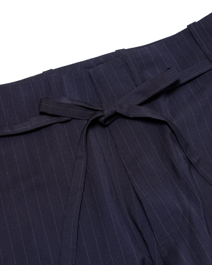[MORGANE KRISCHER] DRAWSTRINNG CURVED TROUSERS